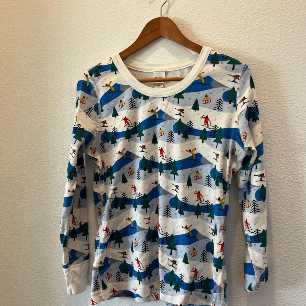 Hanna Andersson Ski Slope Size Large Top Organic Cotton